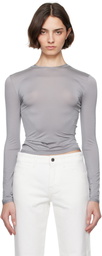 CDLP Gray Lightweight Long Sleeve T-shirt