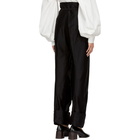 Lemaire Black Cargo Trousers