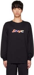 Saturdays NYC Black 3D 'SNYC' Long Sleeve T-Shirt