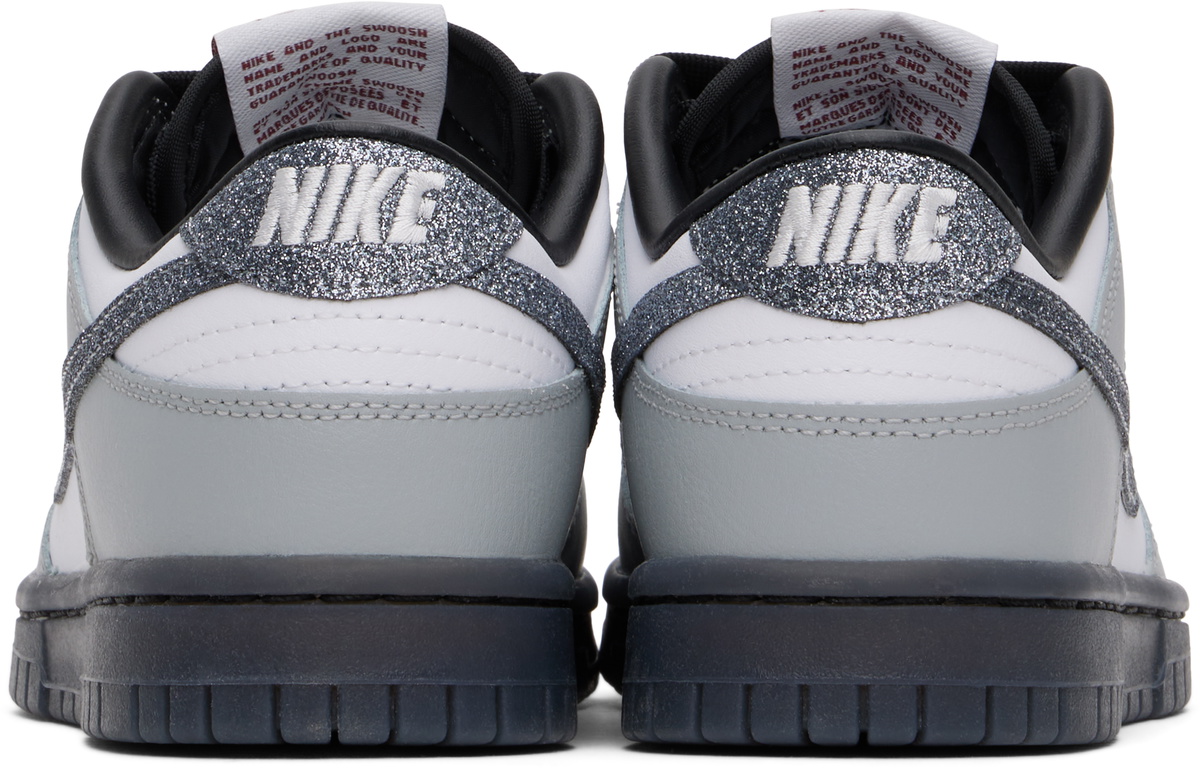 Nike Gray & White Dunk Low LX Sneakers Nike