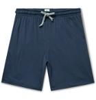 Schiesser - Cotton-Jersey Pyjama Shorts - Blue
