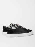 Moncler - Monaco Leather Sneakers - Black