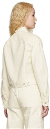 Heron Preston Off-White Regular Denim Jacket