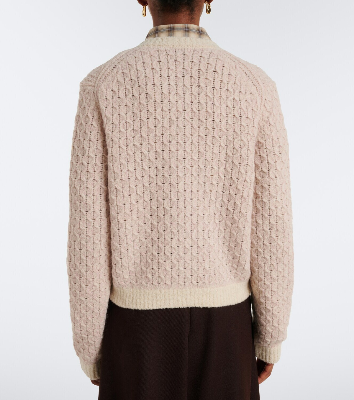 Moncler Wool and alpaca-blend cardigan