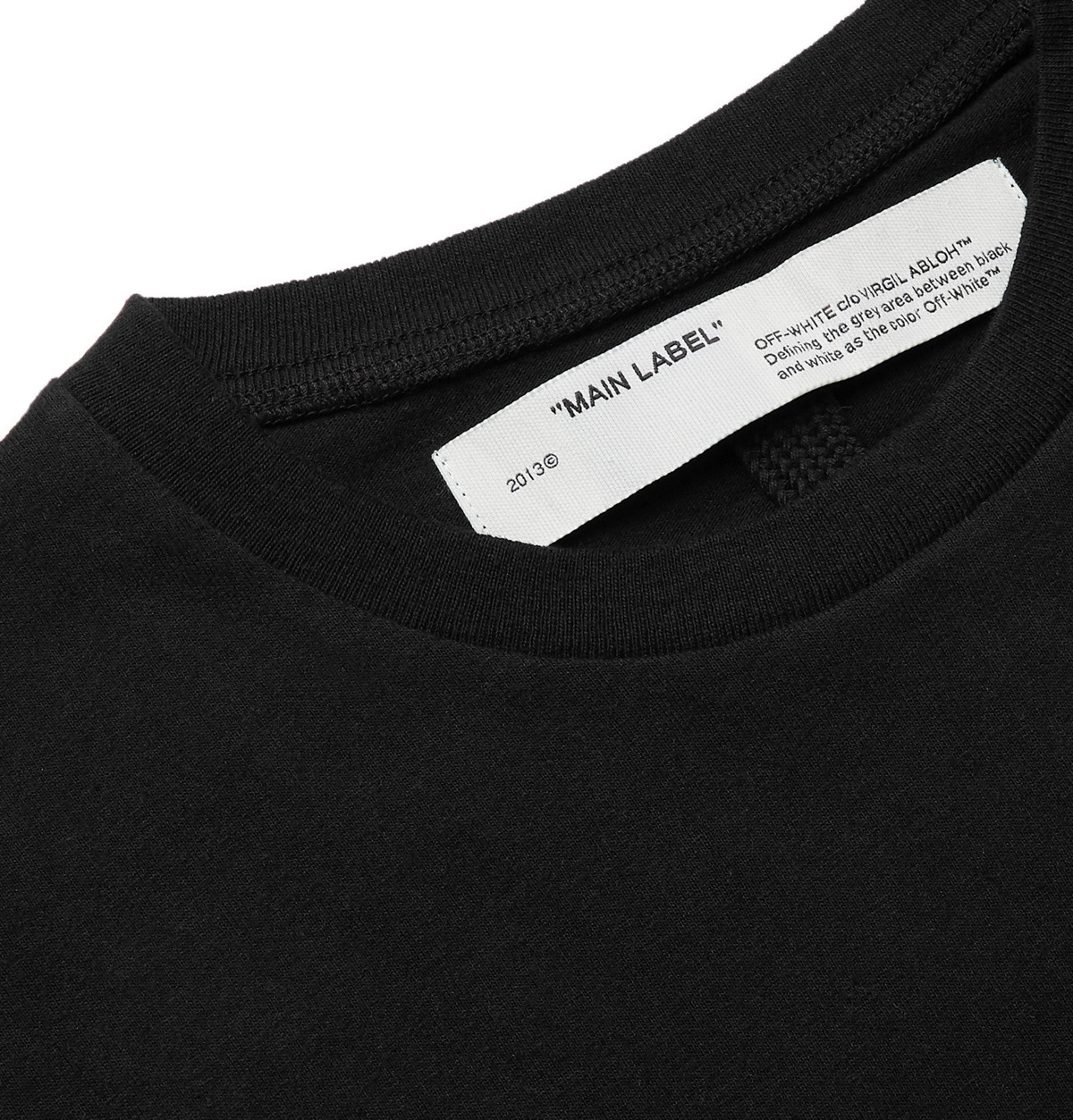 Off-White c/o Virgil Abloh Golden Ratio-print Cotton-jersey T-shirt in  Black for Men