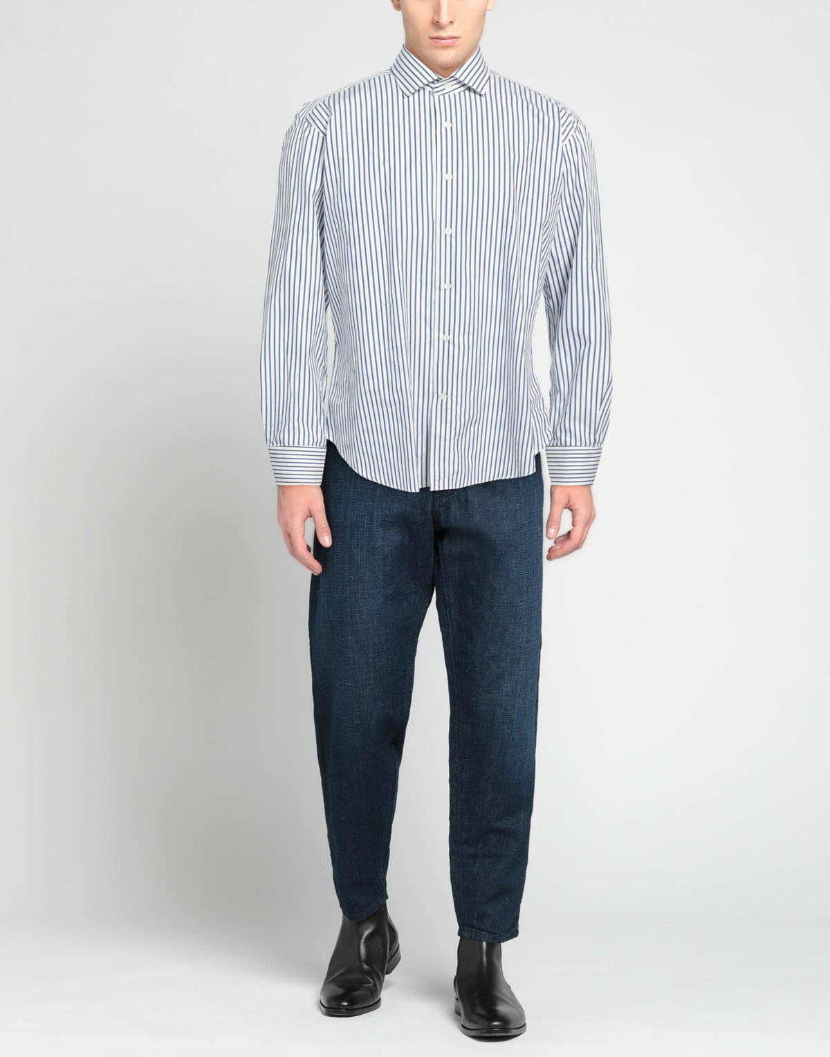 Drumohr Mens Shirt in Blue
