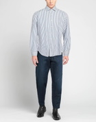 Drumohr Mens Shirt in Blue