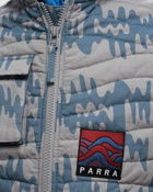 By Parra Tremor Pattern Vest Blue|Grey - Mens - Vests