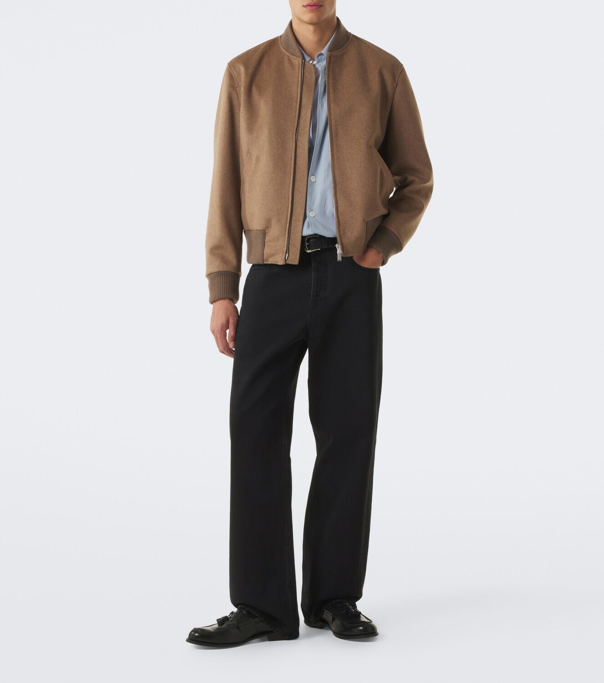 Lardini Virgin wool bomber jacket