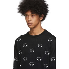 Kenzo Black All Over Eye Sweatshirt