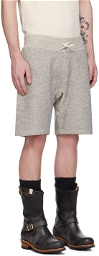 RRL Gray Garment-Dyed Shorts