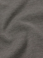 Studio Nicholson - Teith Mélange Merino Wool Half-Zip Sweater - Gray
