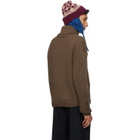 Dries Van Noten Brown Wool Sweater