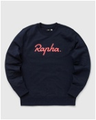 Rapha Logo Sweatshirt Blue - Mens - Sweatshirts