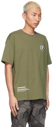 AAPE by A Bathing Ape Khaki Camo Logo T-Shirt