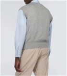 Auralee Cashmere and silk sweater vest