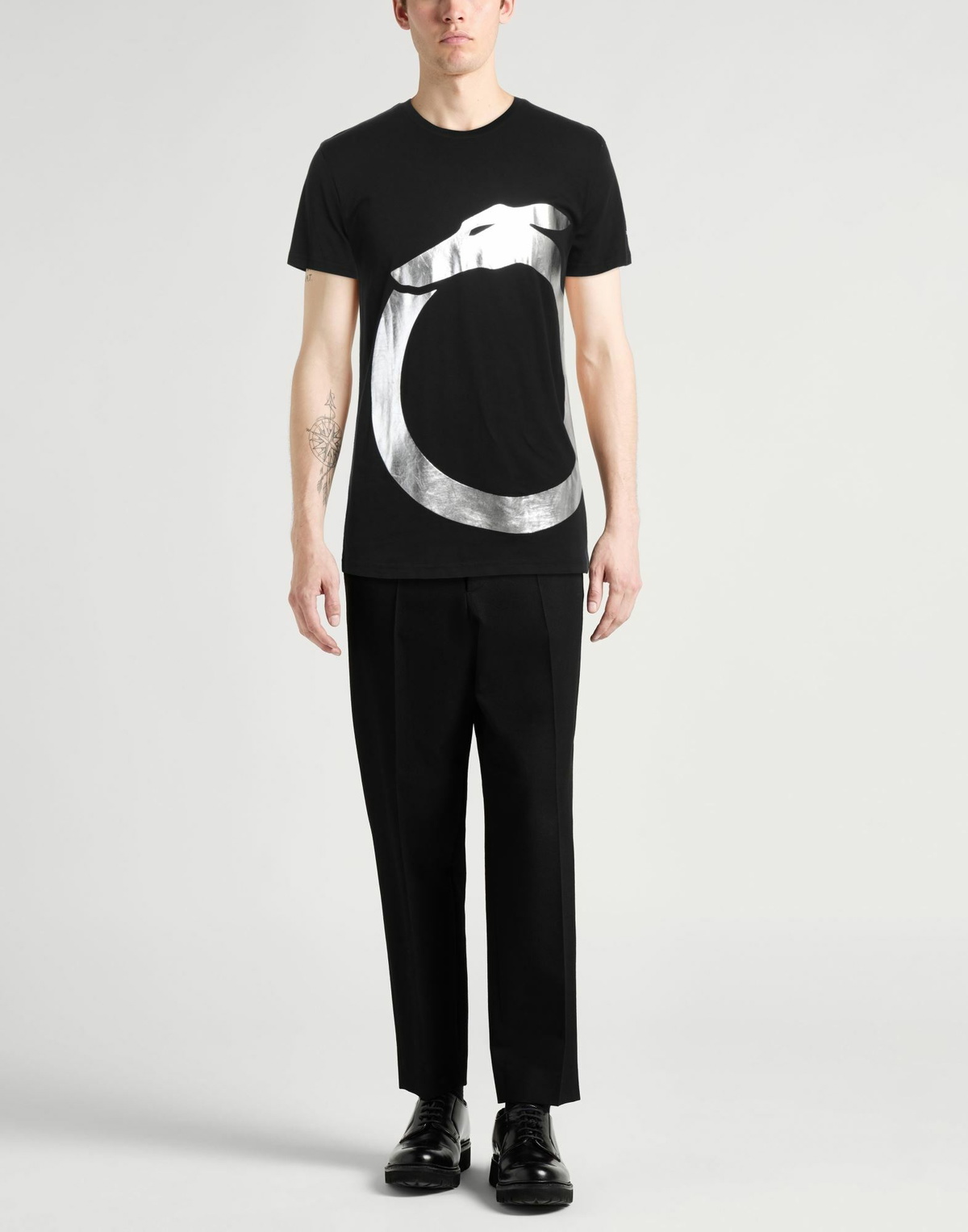 Trussardi Mens T-shirt in Black