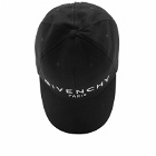 Givenchy Men's College Logo Cap in Black