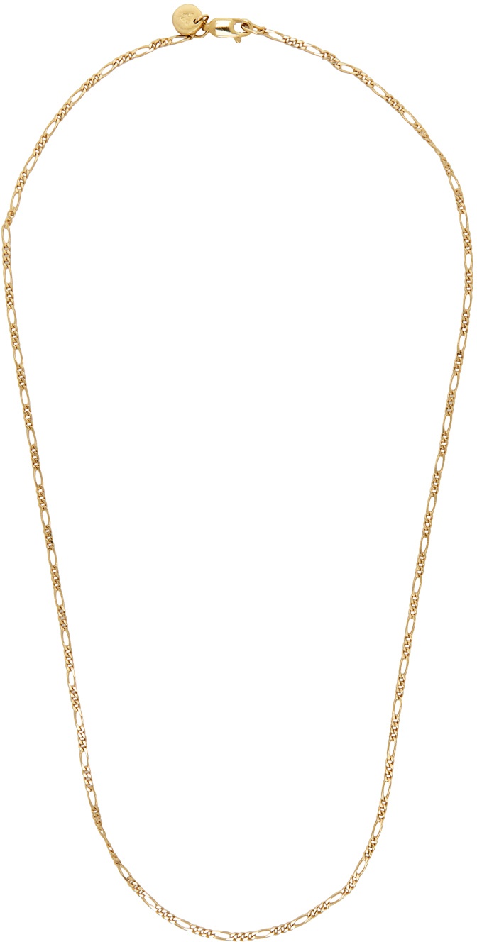 Tom Wood Gold Figaro Chain Necklace
