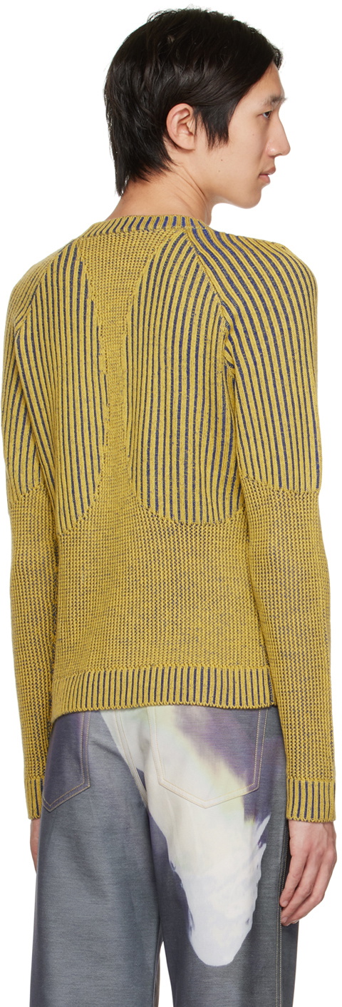 PONDER.ER SSENSE Exclusive Yellow Motor Sweater
