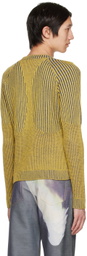 PONDER.ER SSENSE Exclusive Yellow Motor Sweater