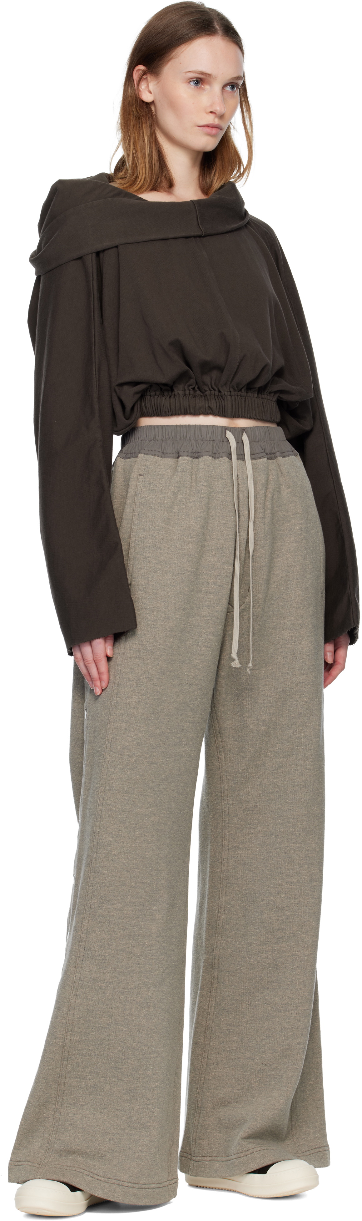 Rick Owens DRKSHDW Gray Concordians Pusher Trousers