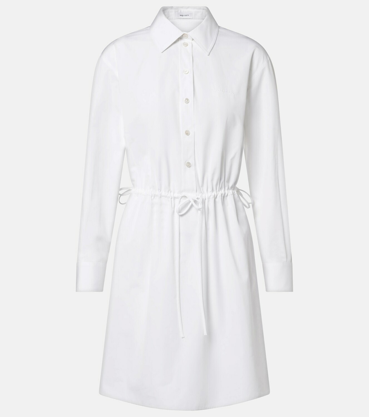 McQueen Cotton poplin shirt dress