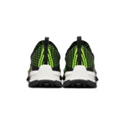 Prada Black and Green Crossection Slip-On Sneakers