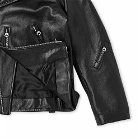 Acne Studios Men's Nate Clean Leather Jacket in Black