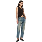 R13 SSENSE Exclusive Blue Boyfriend Jeans