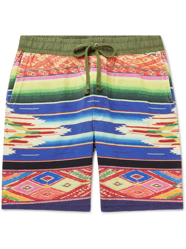 Photo: Polo Ralph Lauren - Printed Cotton-Canvas and Ripstop Drawstring Shorts - Multi