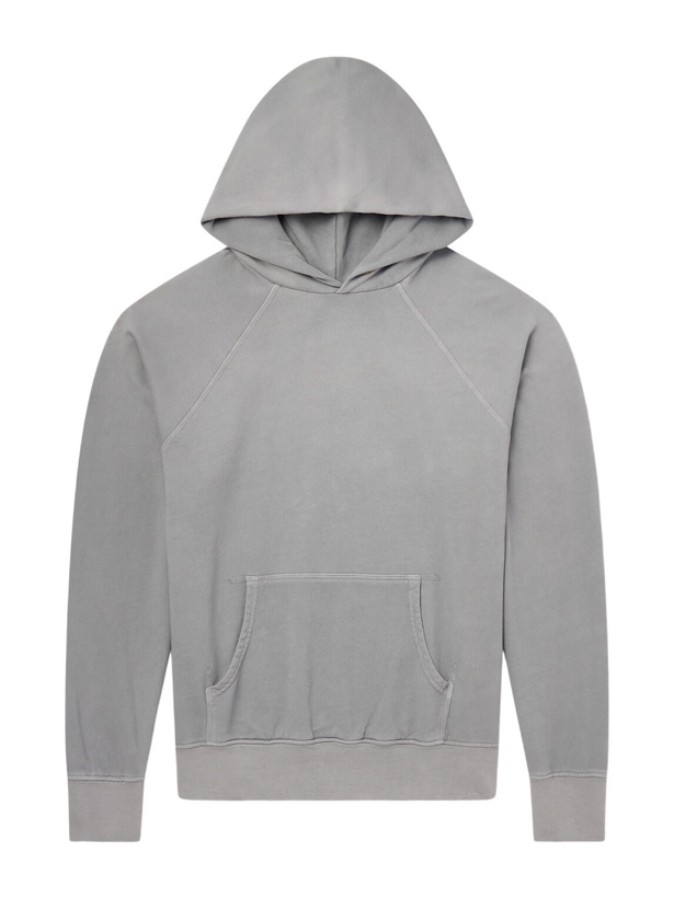 Photo: Les Tien - Cotton-Jersey Hoodie - Gray