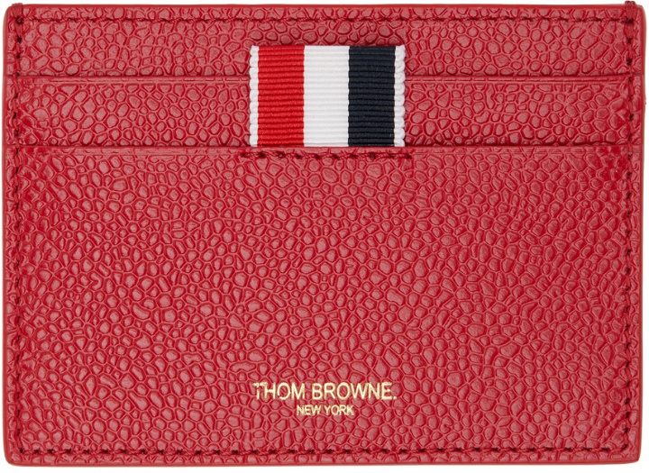Photo: Thom Browne Red Anchor Card Holder