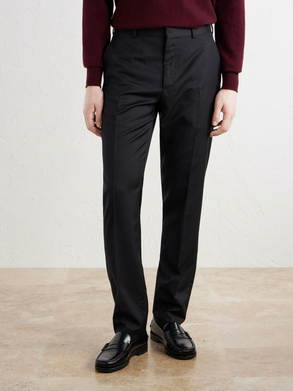 Polo Ralph Lauren - Straight-Leg Wool Suit Trousers - Black