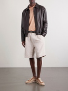 Brunello Cucinelli - Leather Jacket - Brown