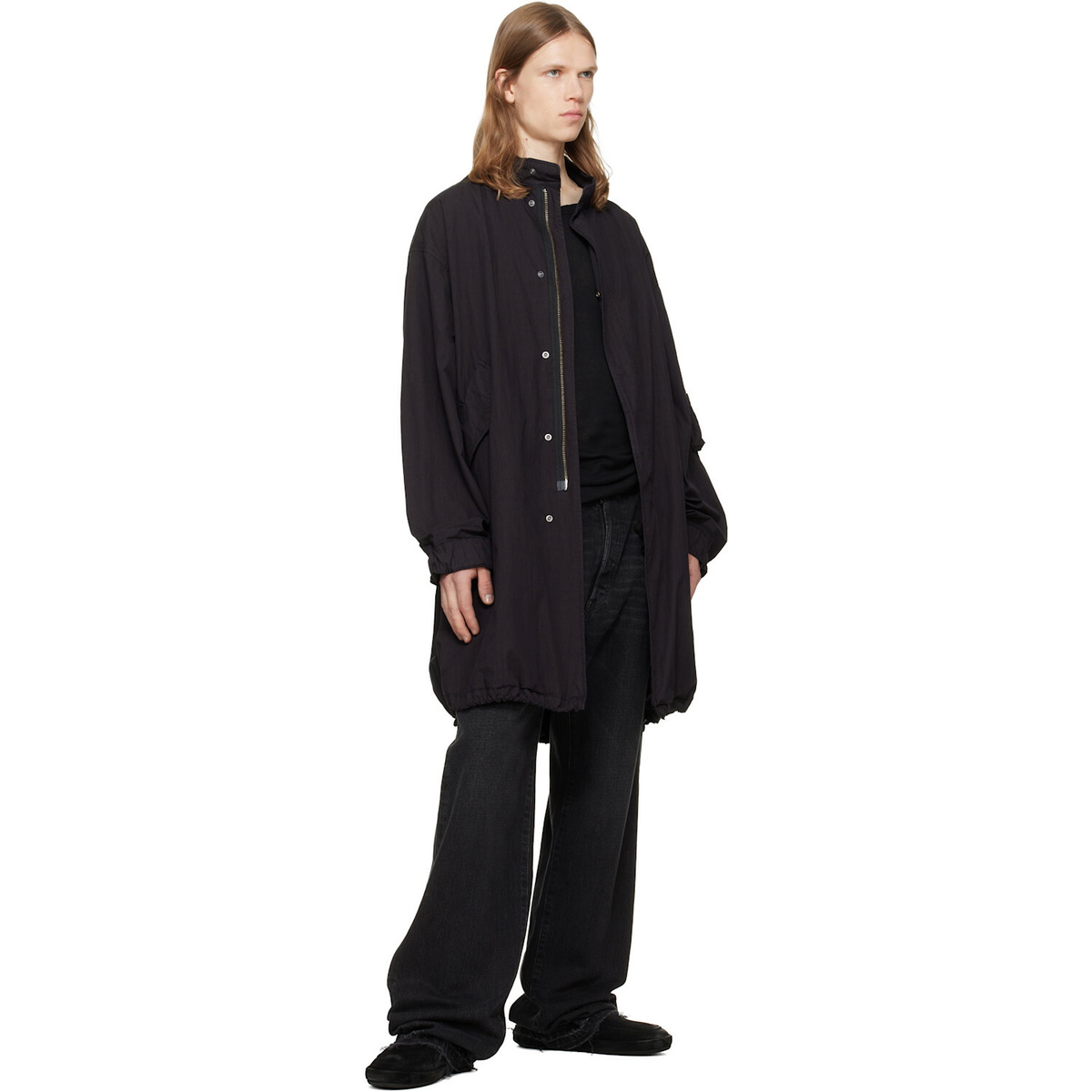 Marsèll Black Scatopelle Suede Loafers