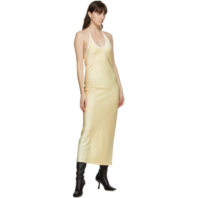 Georgia Alice Off-White Bias Cut Halter Dress Georgia Alice Georgia Alice Off-White Bias Cut Halter Dress Georgia Alice