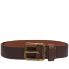 Red Wing Men's Leather Belt in Amber Pioneer