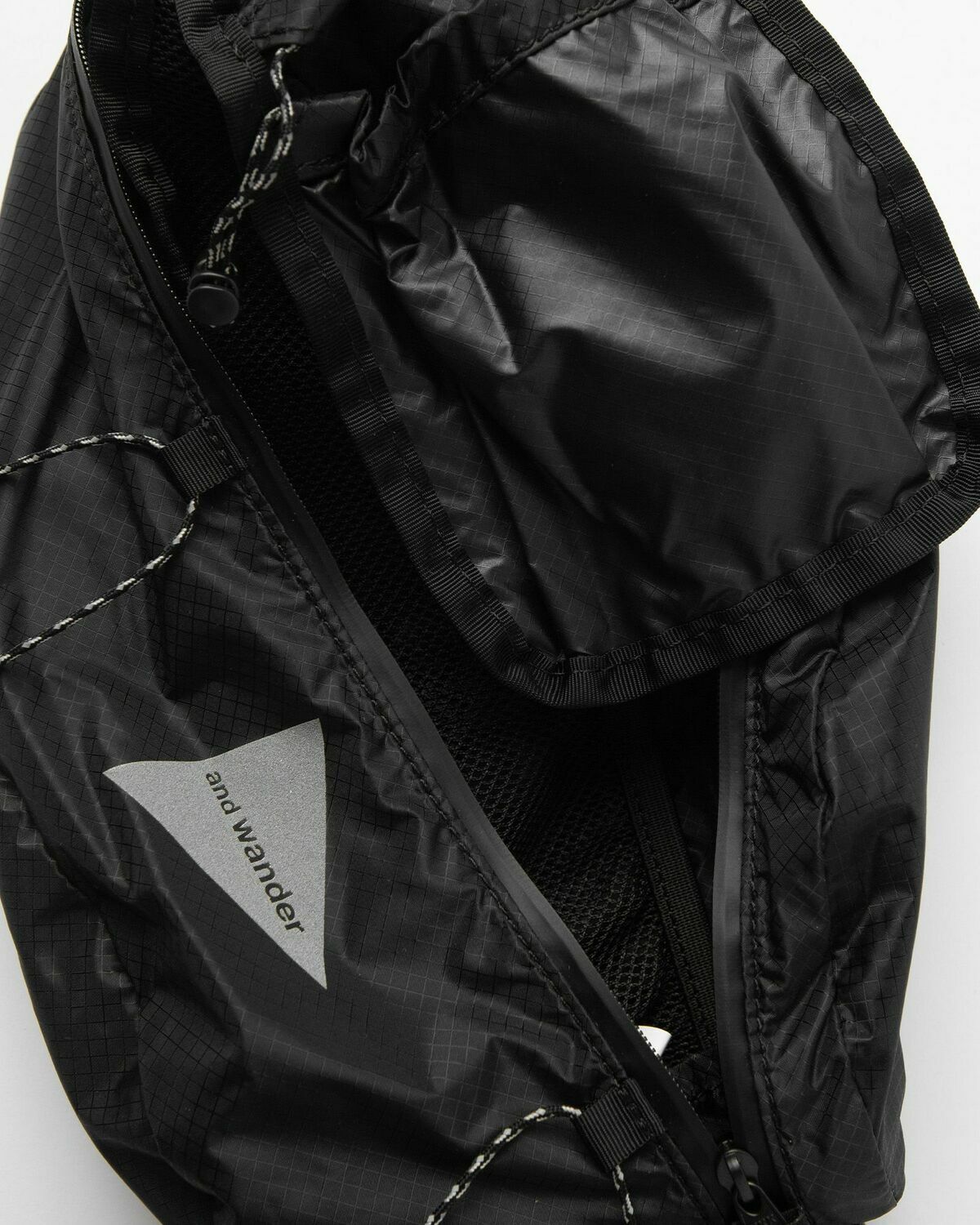 And Wander Sil Waist Bag Grey Messenger & Crossbody Bags