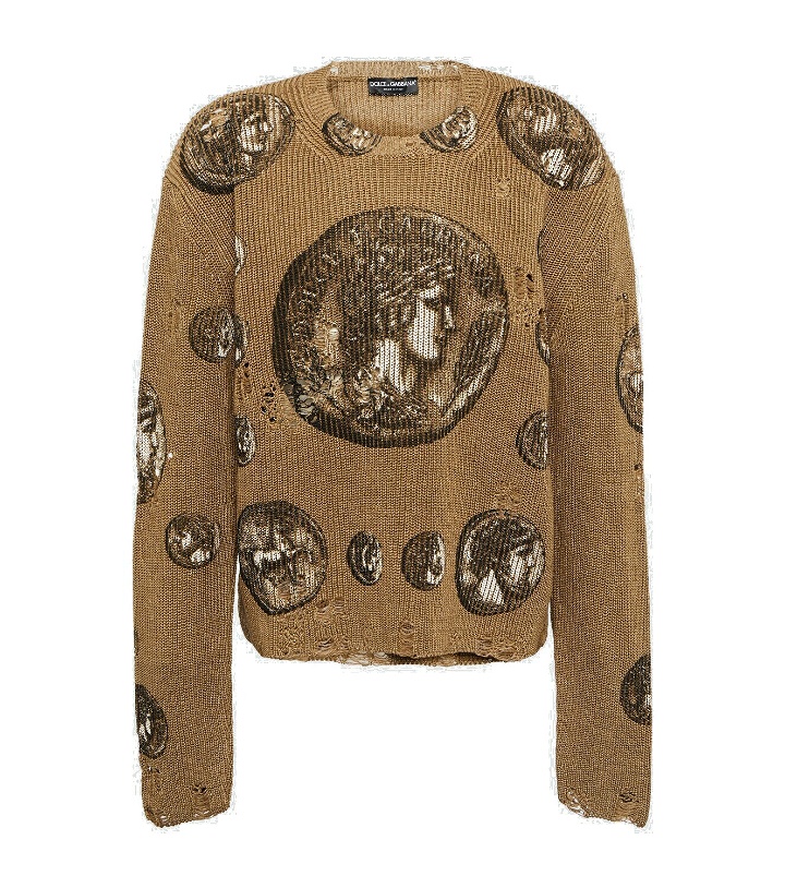 Photo: Dolce&Gabbana Printed linen sweater
