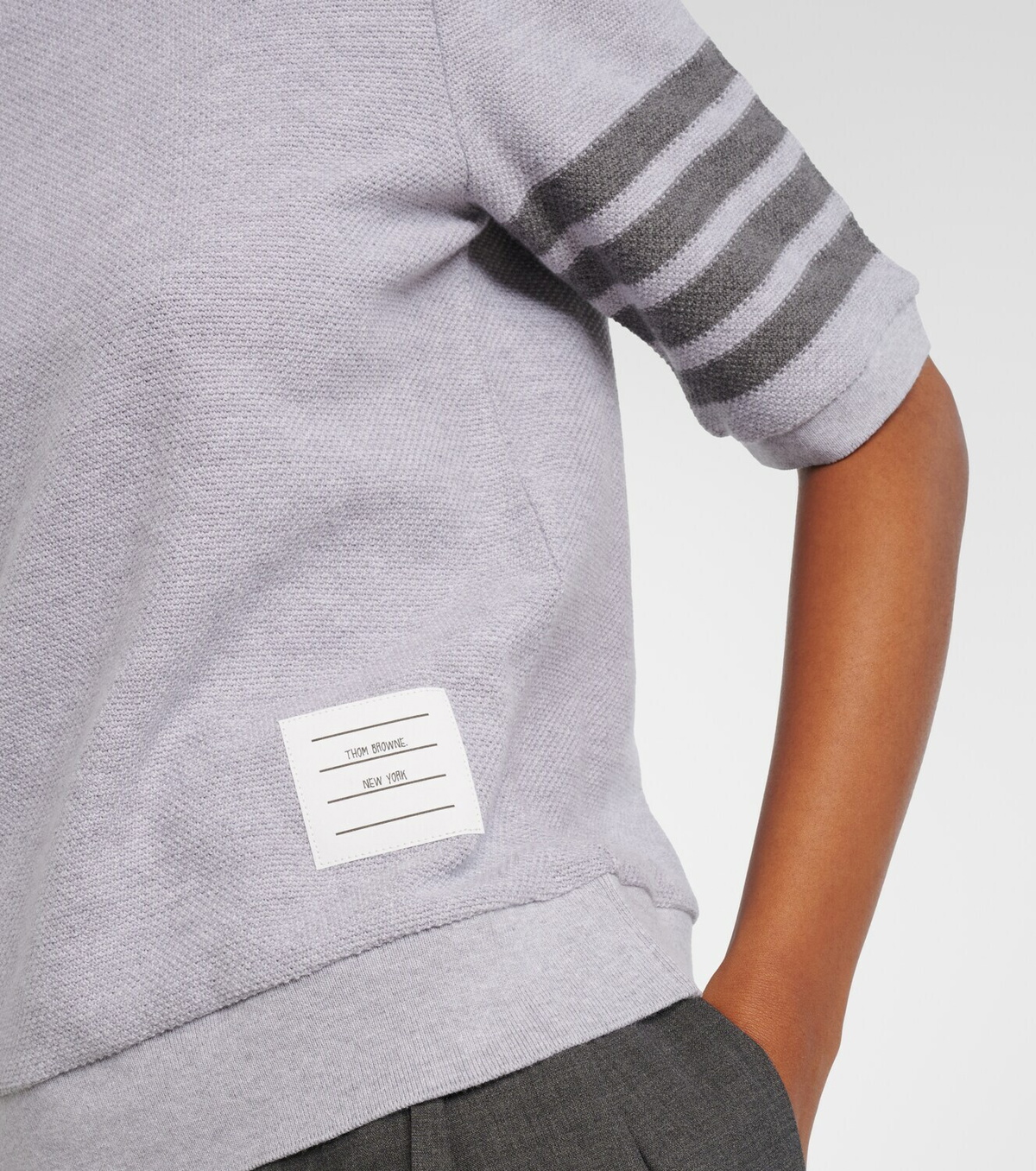 Thom Browne 4-Bar cotton jersey T-shirt