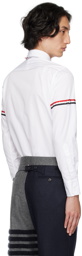 Thom Browne White Grosgrain Armband Shirt