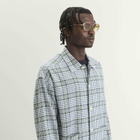 Le Specs Diametric Sunglasses in Silver/Crystal Clear 