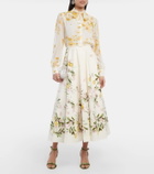 Giambattista Valli Printed silk georgette blouse