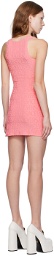 Versace Underwear Pink Dua Lipa Edition Minidress