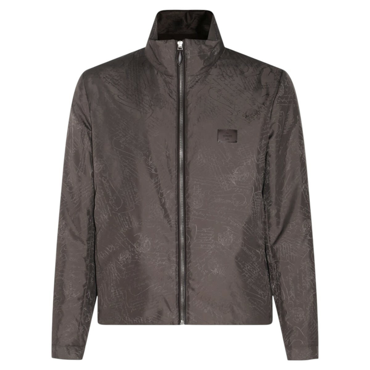 ジャケット・アウター BERLUTI Leather Houndstoouth Blouson Berluti Wool houndstooth blouson jacket Berluti