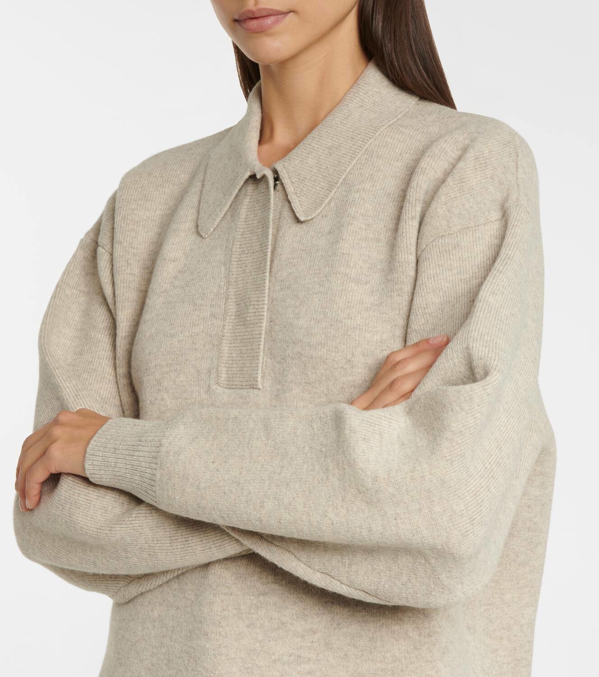 Marant Etoile Lark wool-blend polo sweater Isabel Marant Etoile