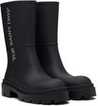 Off-White Black Reboot 'Rainy Days' Boots