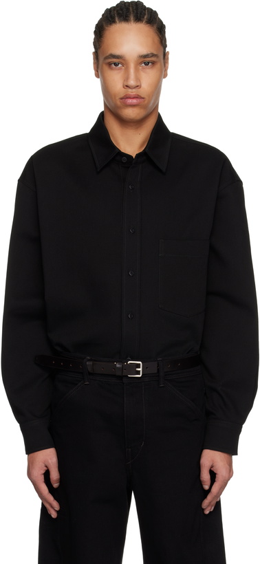 Photo: LEMAIRE Black Big Shirt