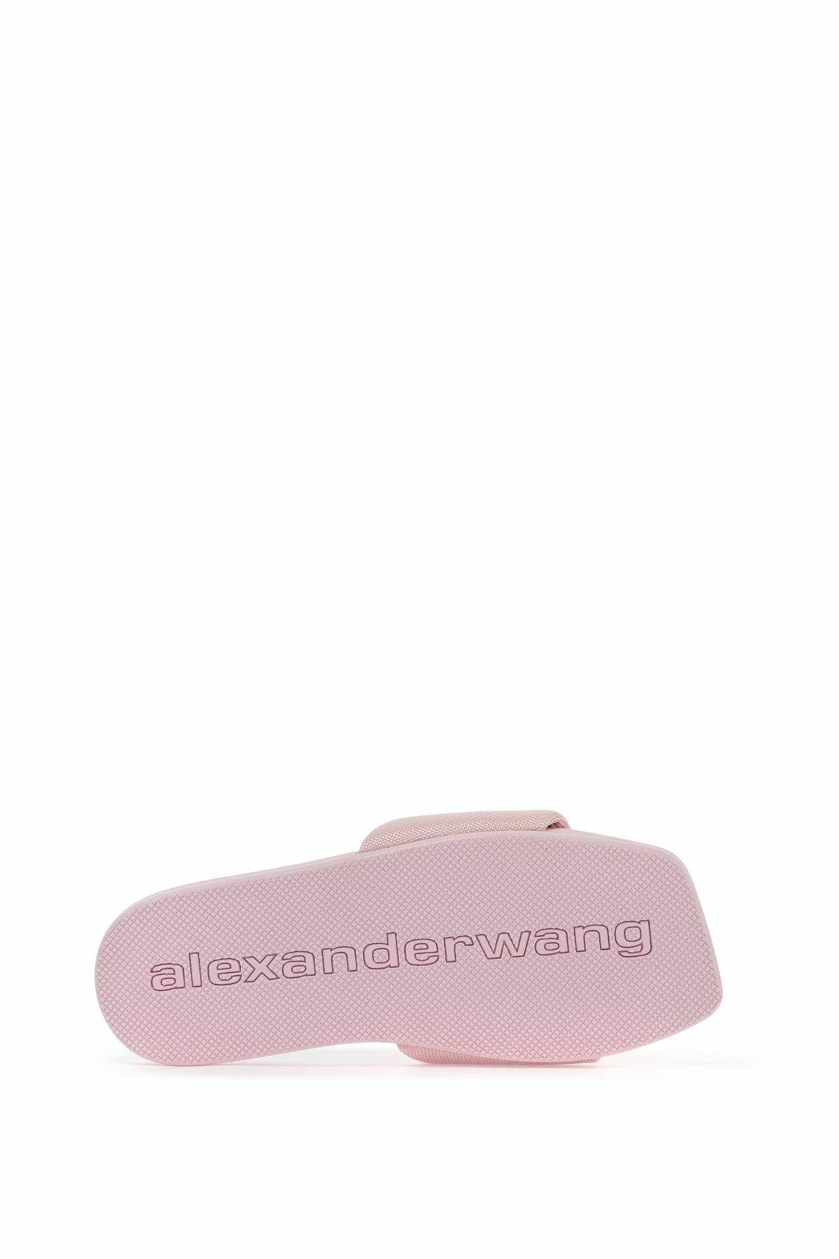 ALEXANDER WANG slides with branded strap Pink